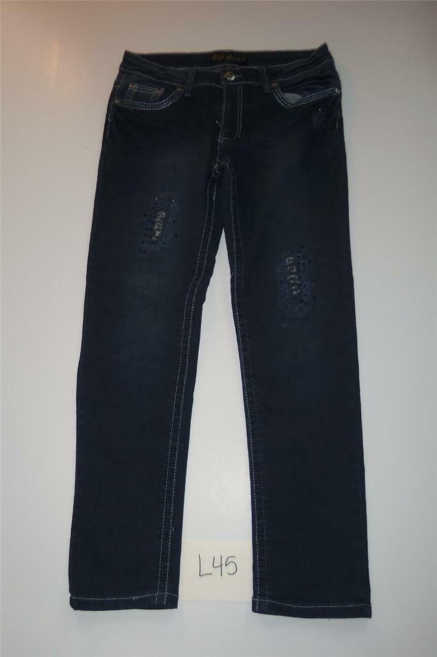 Out Jeans Size 6 Petite Skinny Embellished Womens -0713L45
